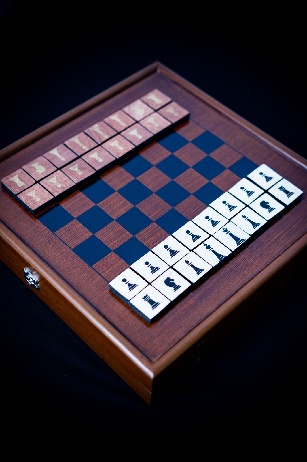  Beautifully Wooden Games Box 3 in 1 With Versatile Design 