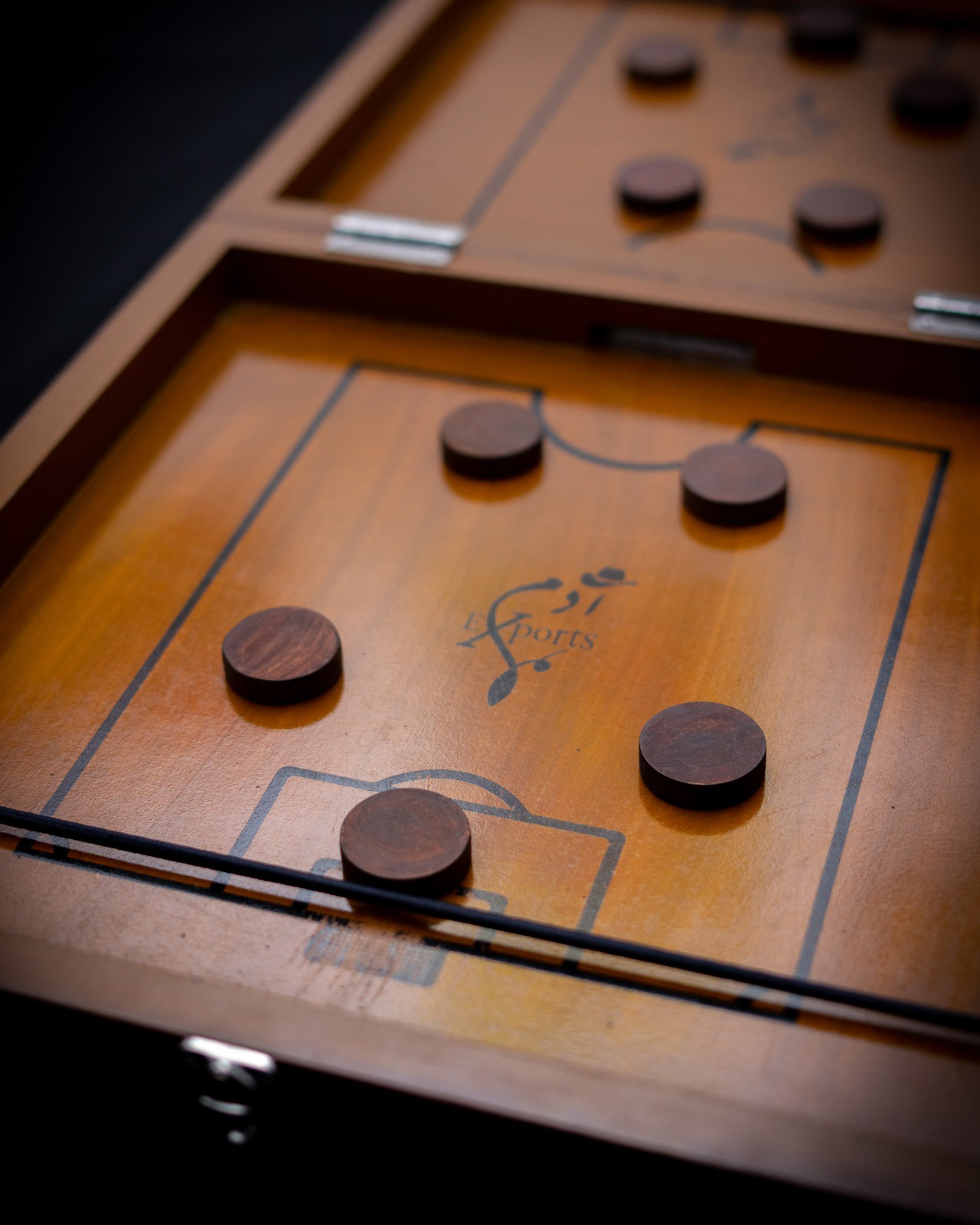  Beautifully Wooden Games Box 3 in 1 With Versatile Design  - view 2