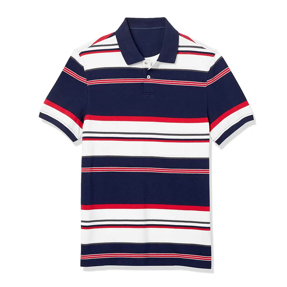 Custom Plain Color Men Polo Shirts Your Own Logo Design - view 2