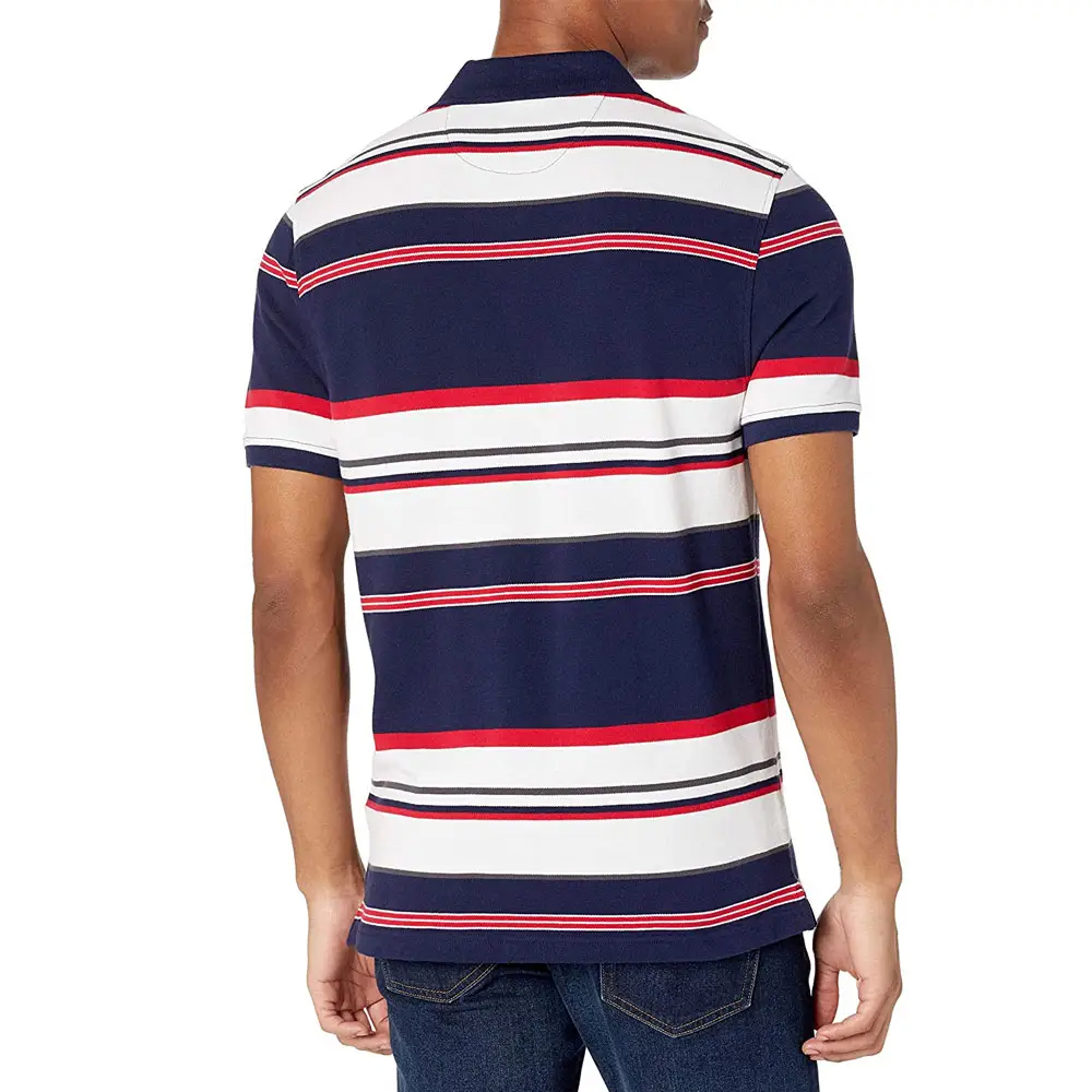 Custom Plain Color Men Polo Shirts Your Own Logo Design - view 4