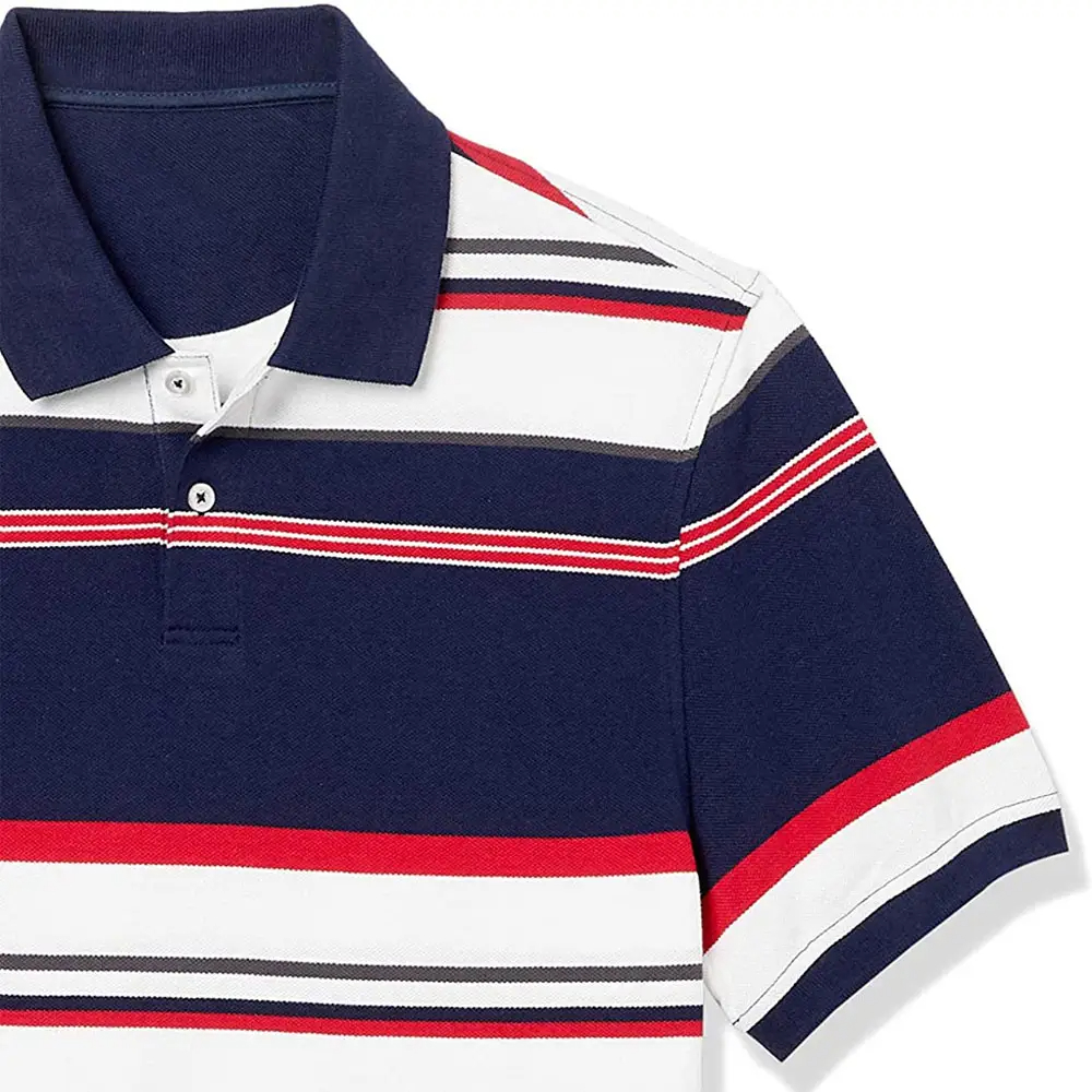 Custom Plain Color Men Polo Shirts Your Own Logo Design - view 5