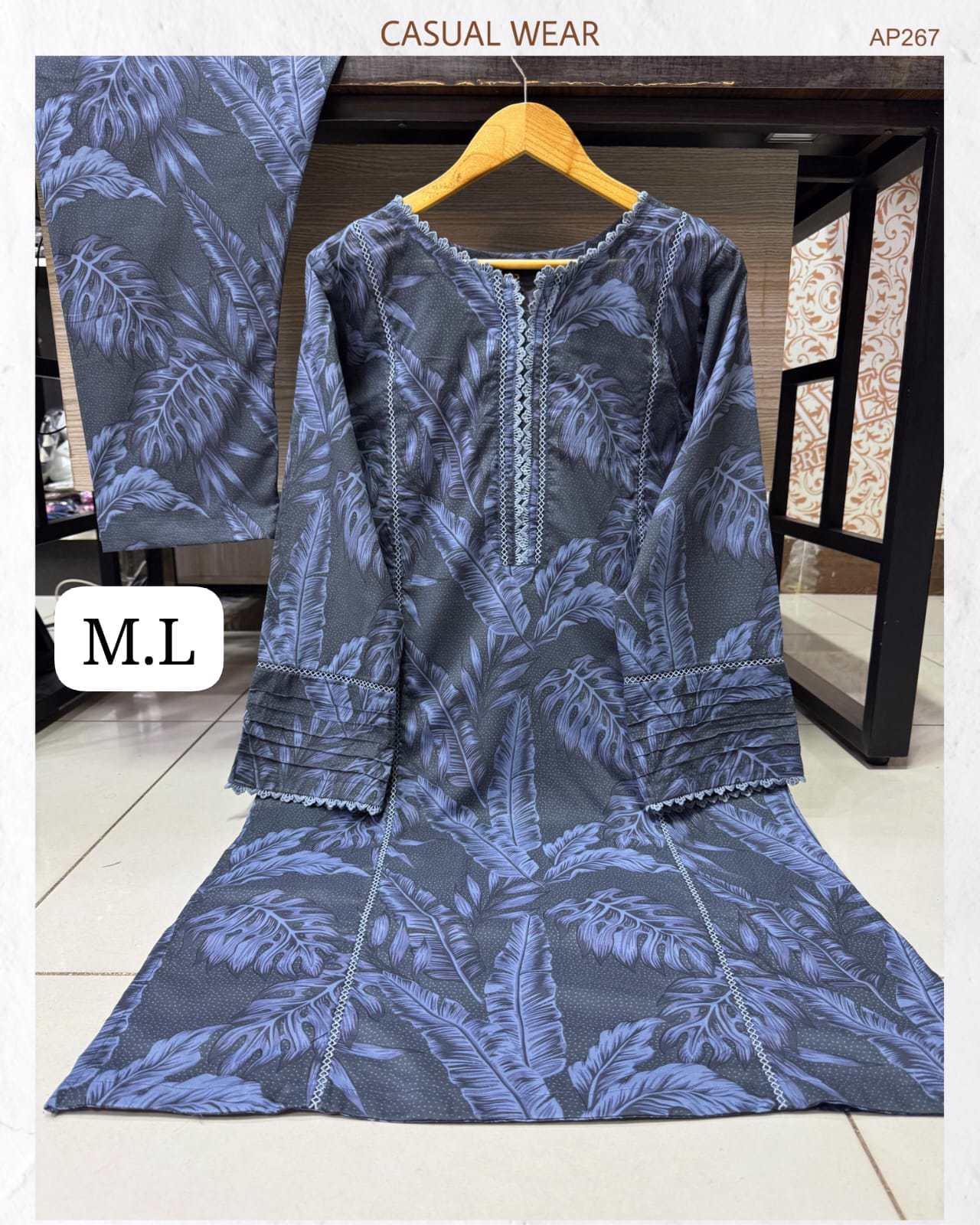 Printed lawn 2 piece  Trouser Shirt  Available In Affordable Prices 