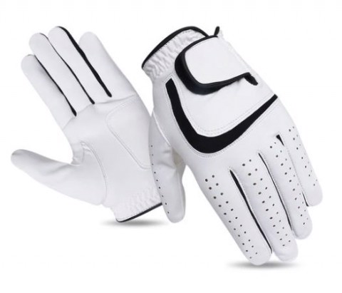 Premium Leather Golf Glove with Soft Lycra Fabric for Better Movement - view 2