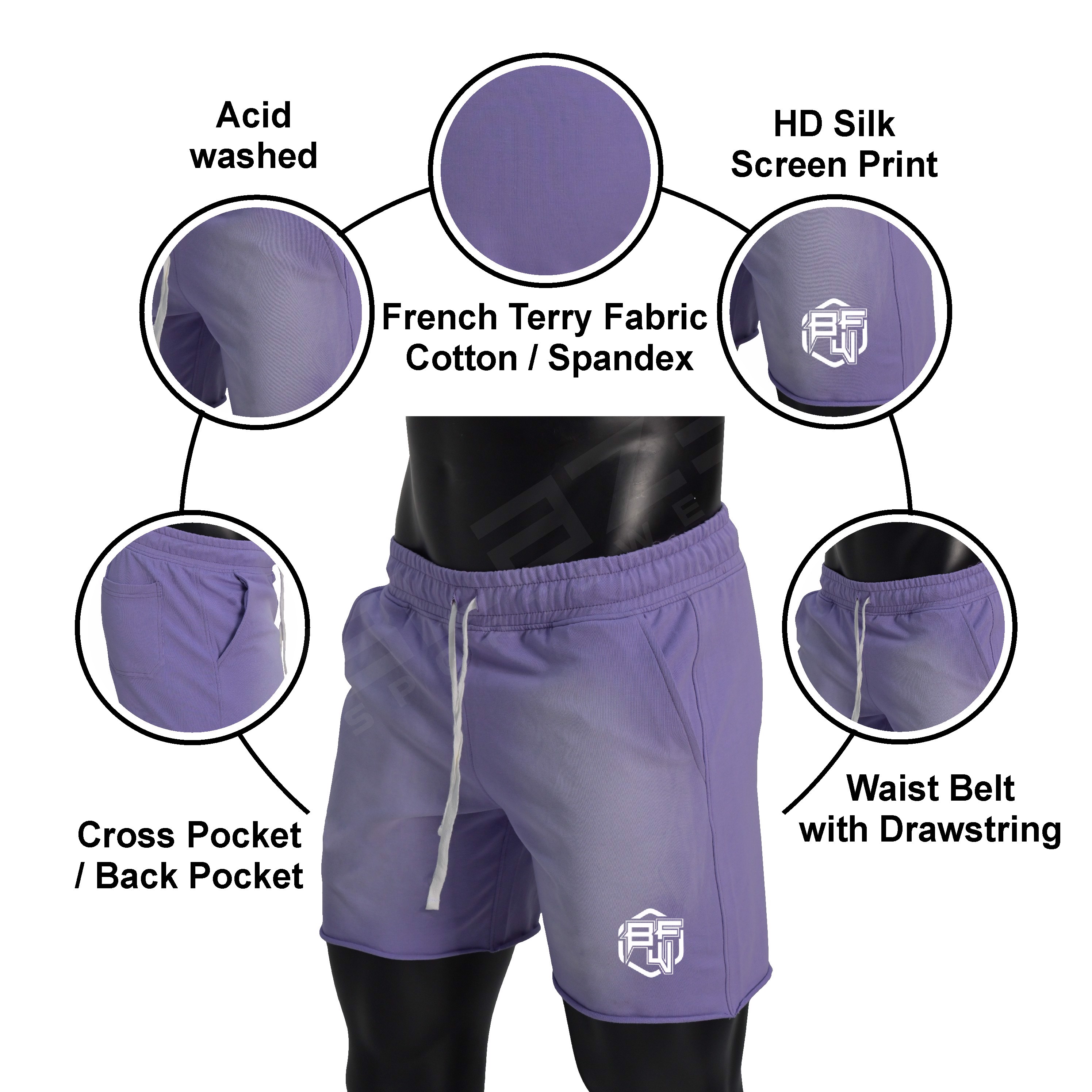 Custom Sportswear Running Gym Shorts Custom Compression Sweat Training Workout Fitness Athlet short  - view 18