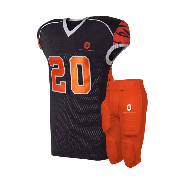  Customised American Football Uniforms Made Of 100% Polyester Available In All Sizes