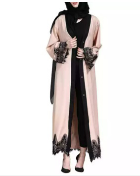 New long Islamic Kimono Abaya Newest Design in Many Colors - view 3