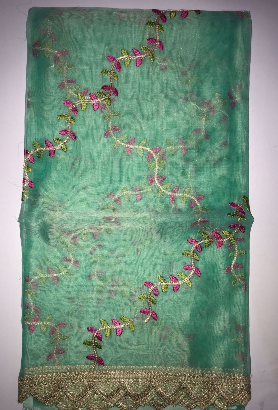 2-Piece Organza stitched Shirt with dupatta - view 2