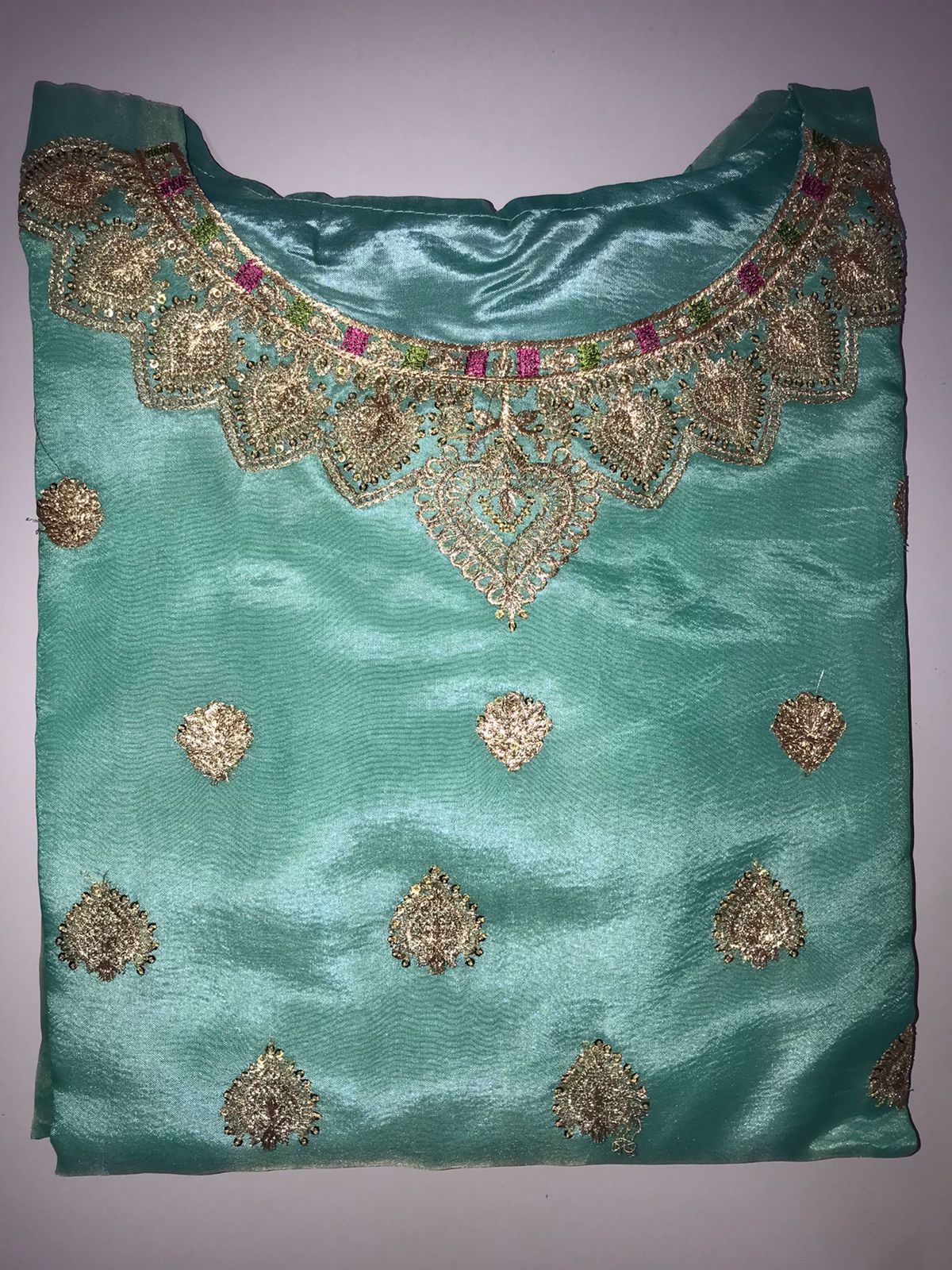 2-Piece Organza stitched Shirt with dupatta - view 4