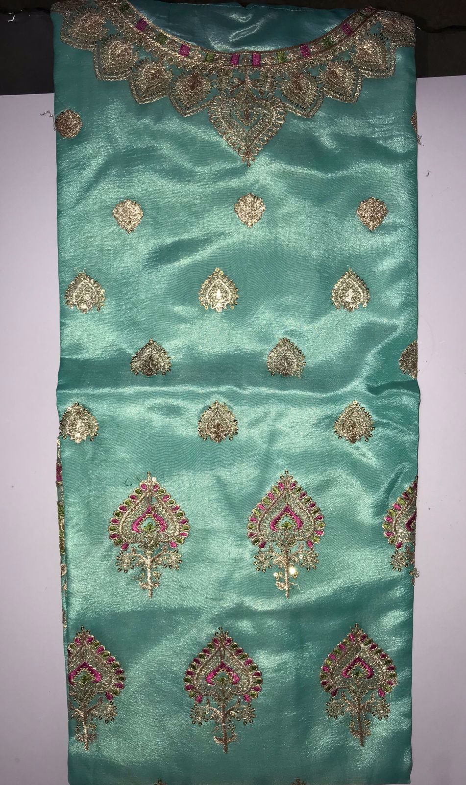 2-Piece Organza stitched Shirt with dupatta - view 6