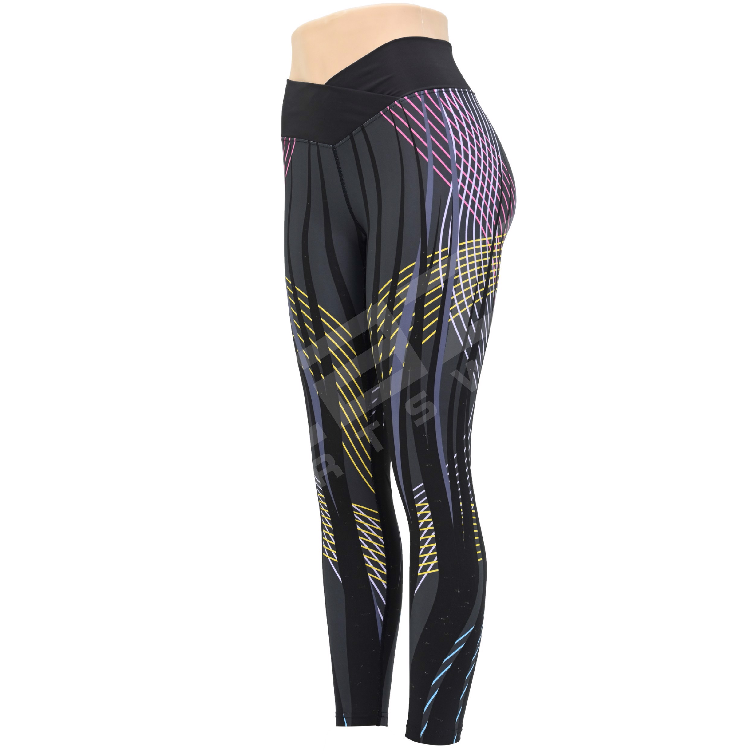 Customized High Waist Workout Sports Yoga pants Breathable Sweat Wicking Leggings women biker short