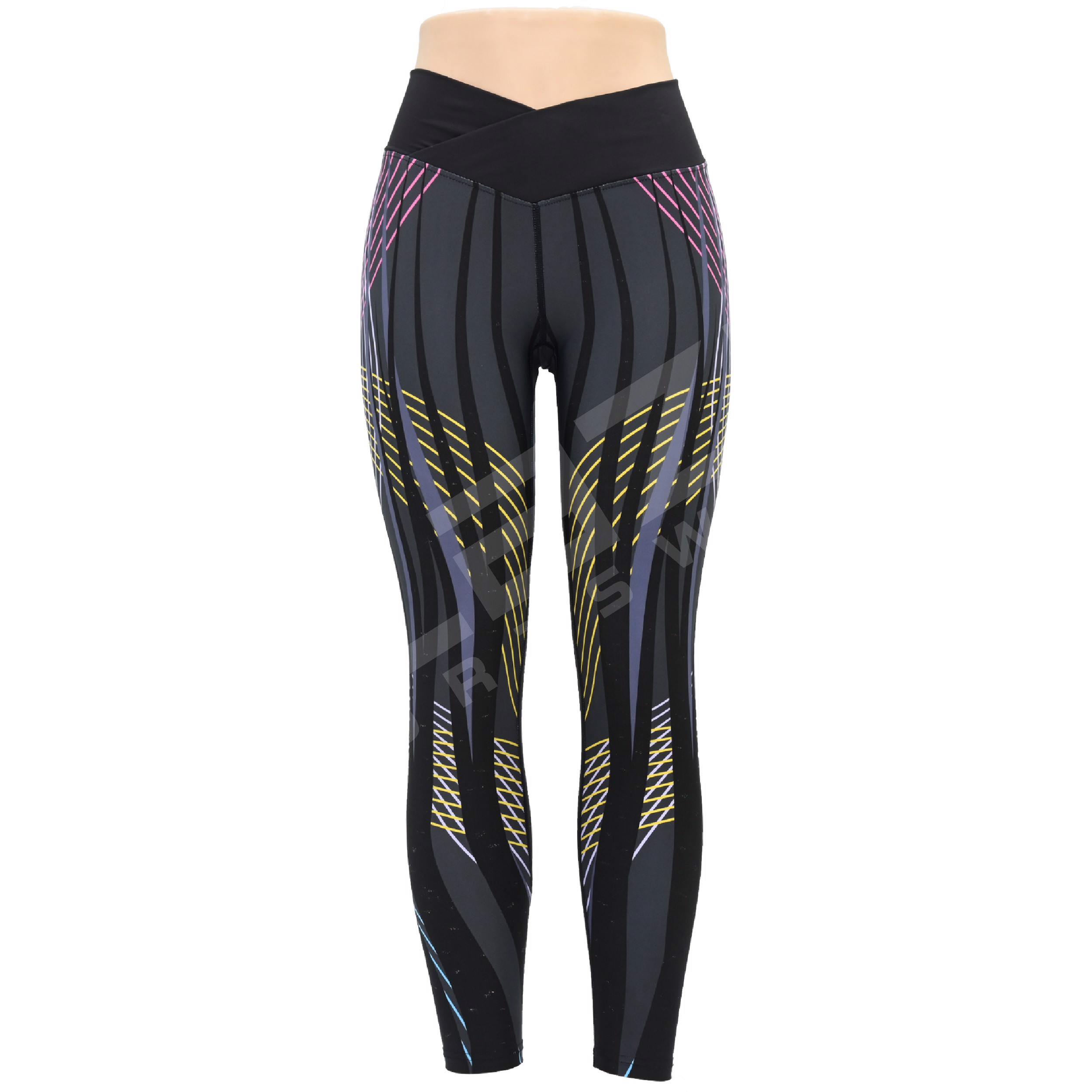 Customized High Waist Workout Sports Yoga pants Breathable Sweat Wicking Leggings women biker short - view 2