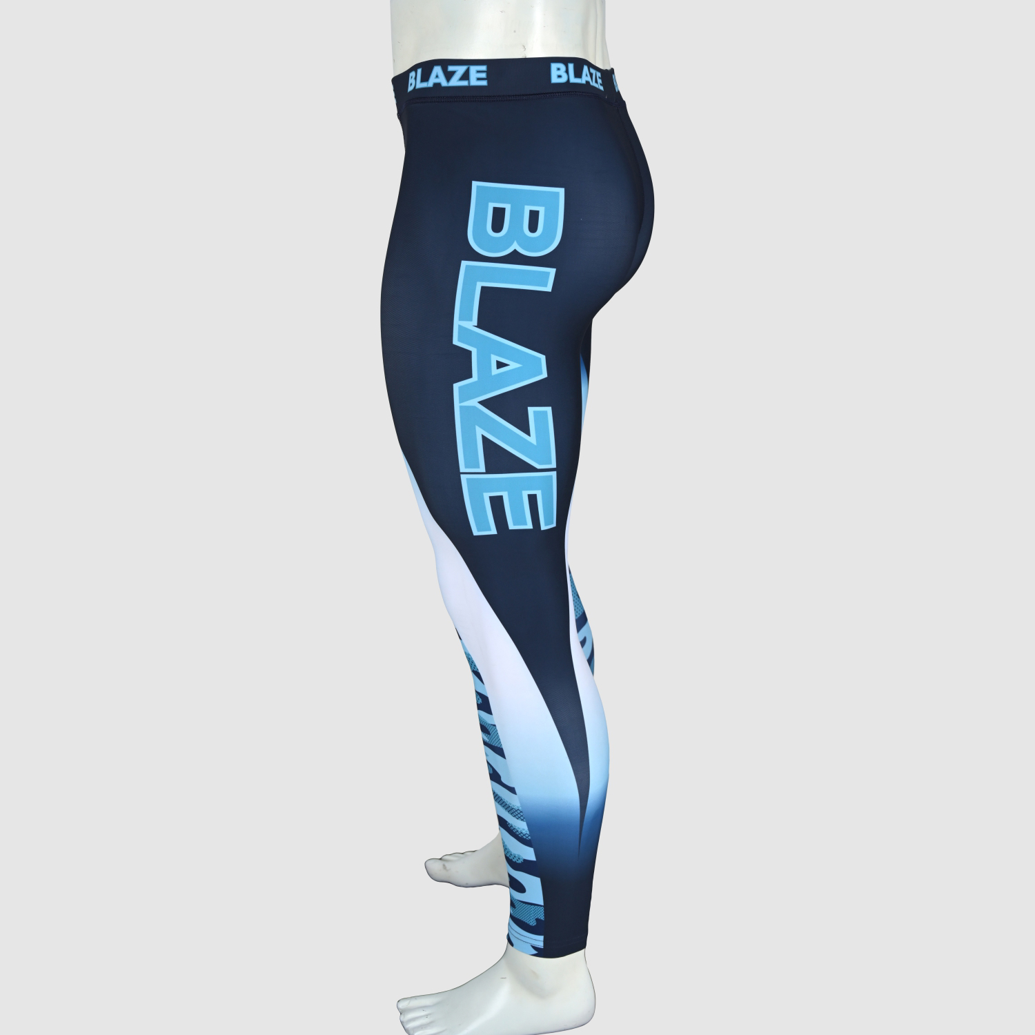 Custom Design Men's Tights Light Weight Breathable Athletic Leggings Pattern Mid Waist High Street - view 2