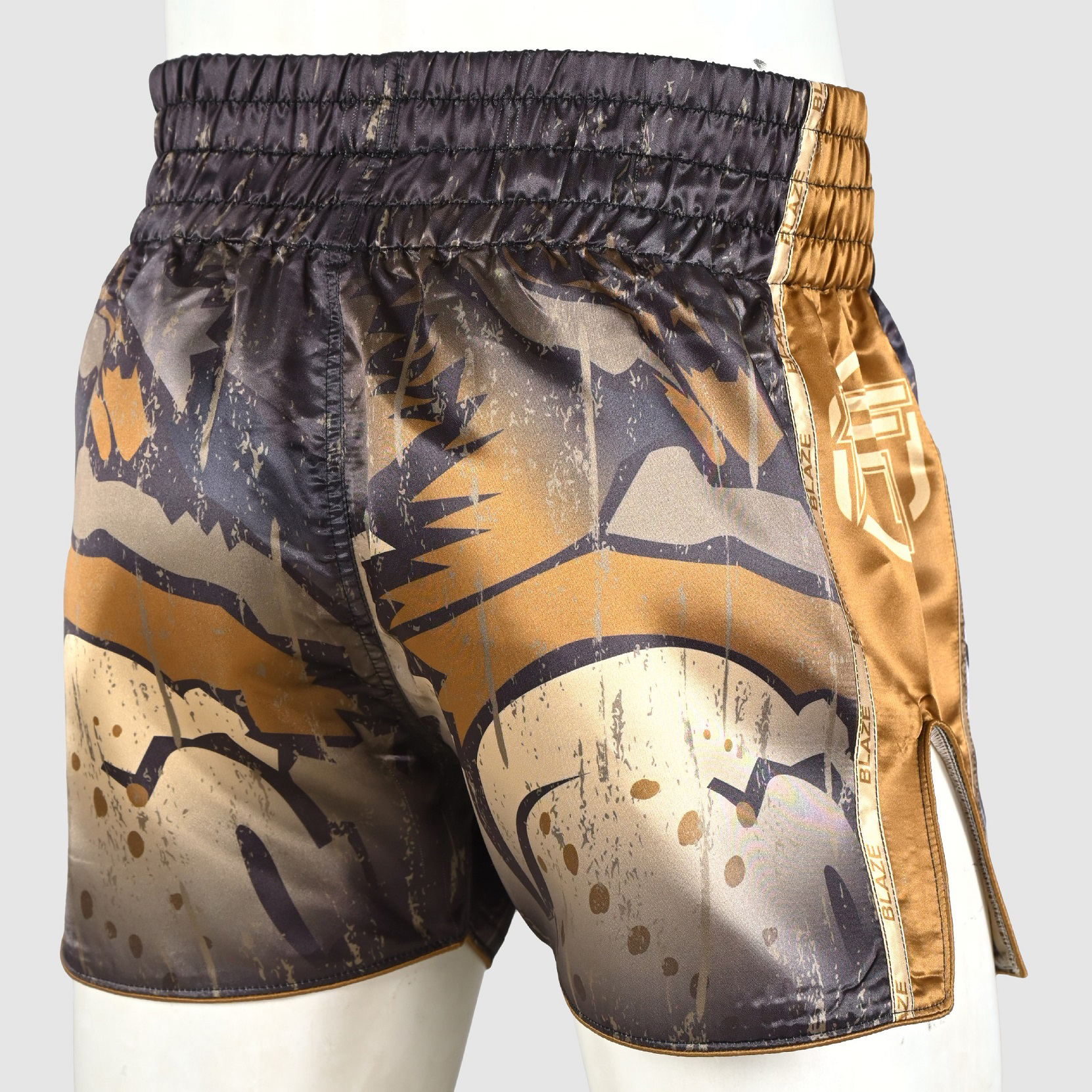 OEM Custom Muay Thai short Kick Boxing MMAshort Sparring Fight and Grappling short Fitness Training  - view 4