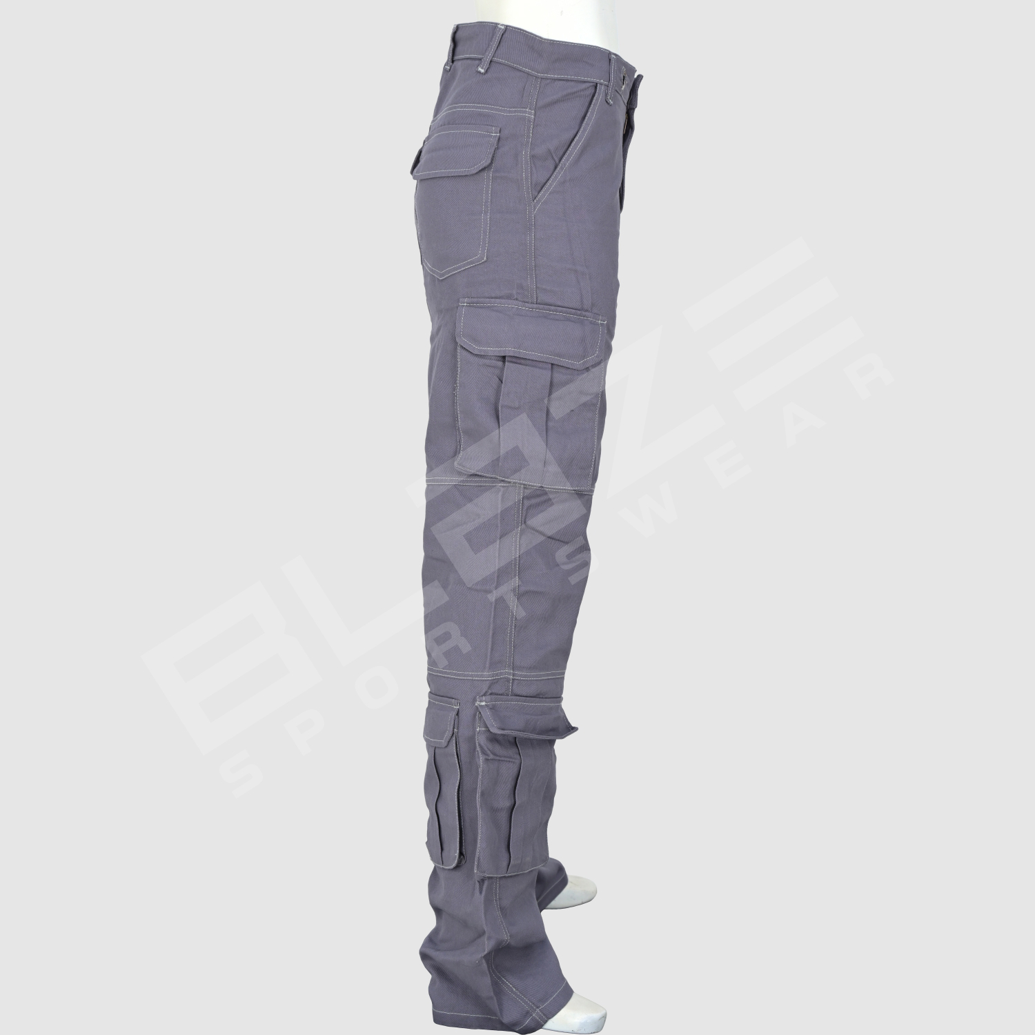 Customized Men's Jeans Streetwear Hip Hop Casual Wide Leg Jeans Stone Washed Loose Straight Baggy 