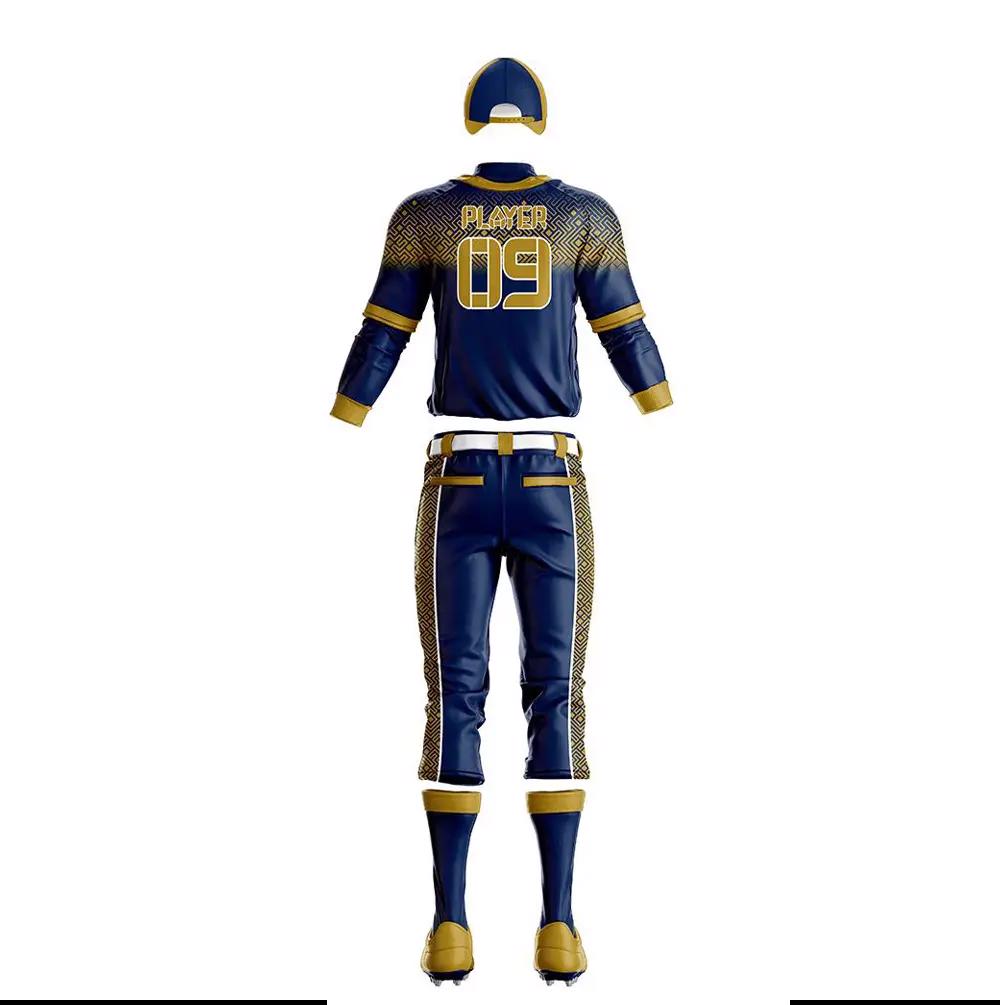 Wholesale Custom Top Quality Sublimation Baseball Uniform  - view 2