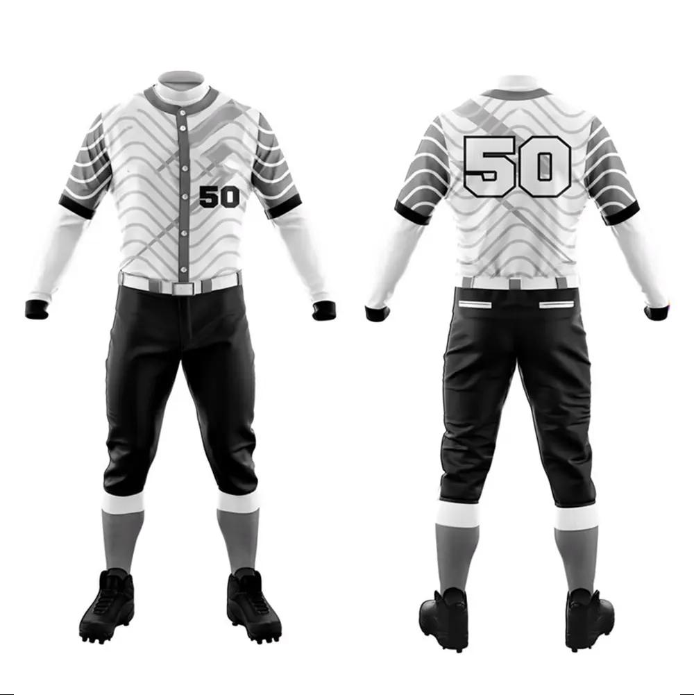 Custom Logo Baseball Uniforms High Quality Sublimated Design - view 3