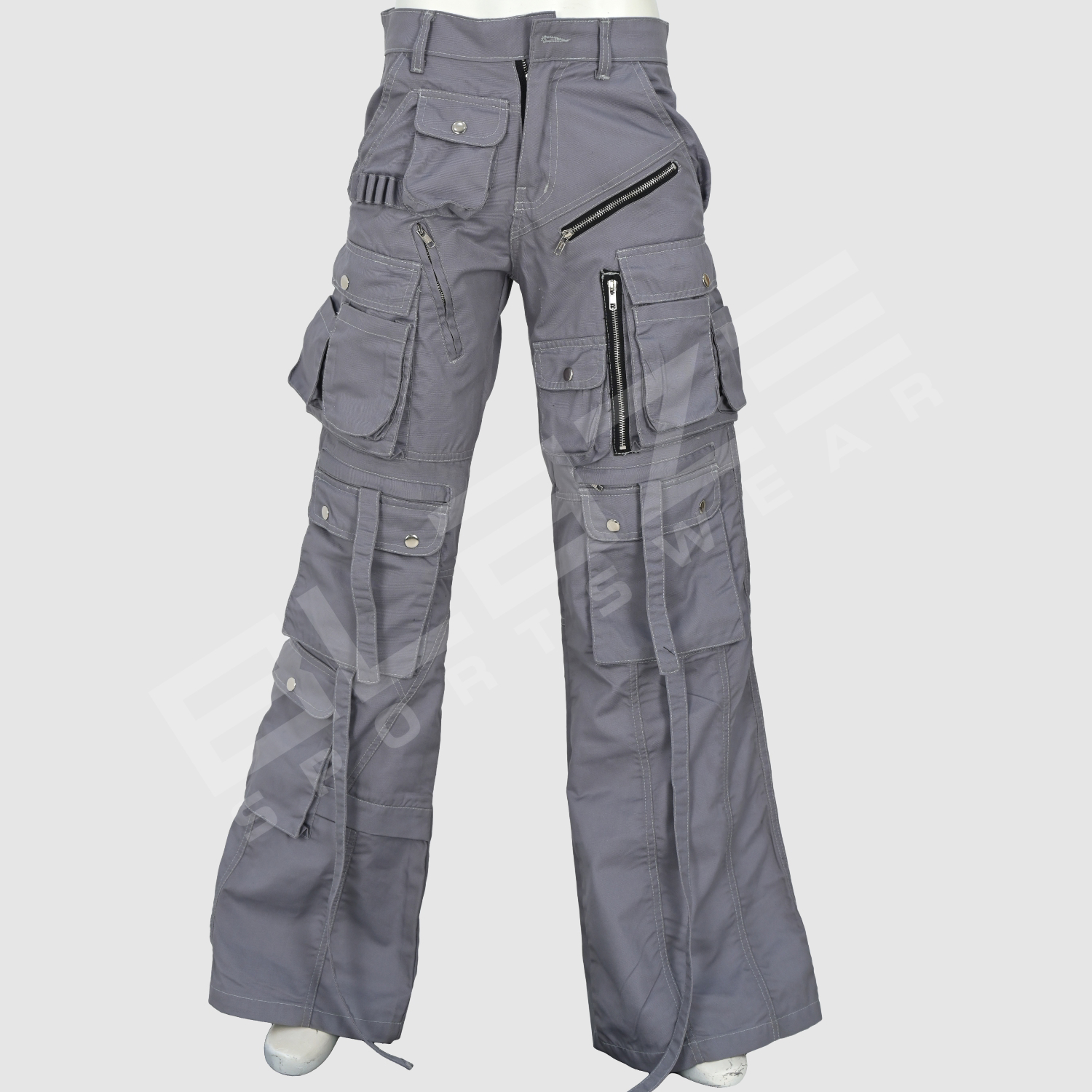 OEM Unisex Jeans Streetwear Hip Hop Casual Wide Leg Jeans Stone Washed Loose Straight Baggy  - view 3