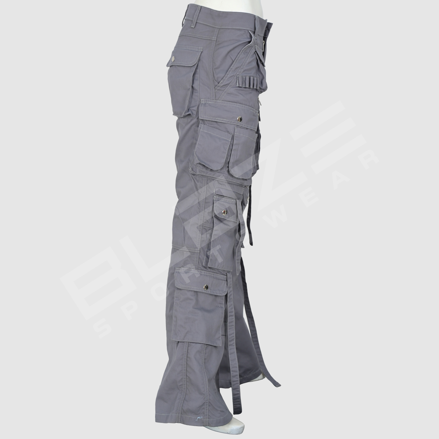 OEM Unisex Jeans Streetwear Hip Hop Casual Wide Leg Jeans Stone Washed Loose Straight Baggy  - view 5