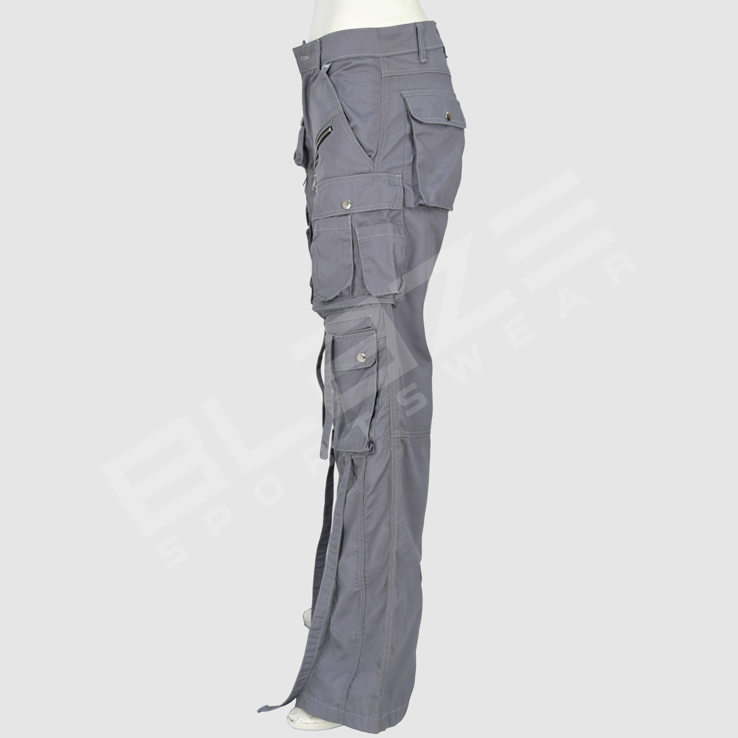 OEM Unisex Jeans Streetwear Hip Hop Casual Wide Leg Jeans Stone Washed Loose Straight Baggy  - view 8