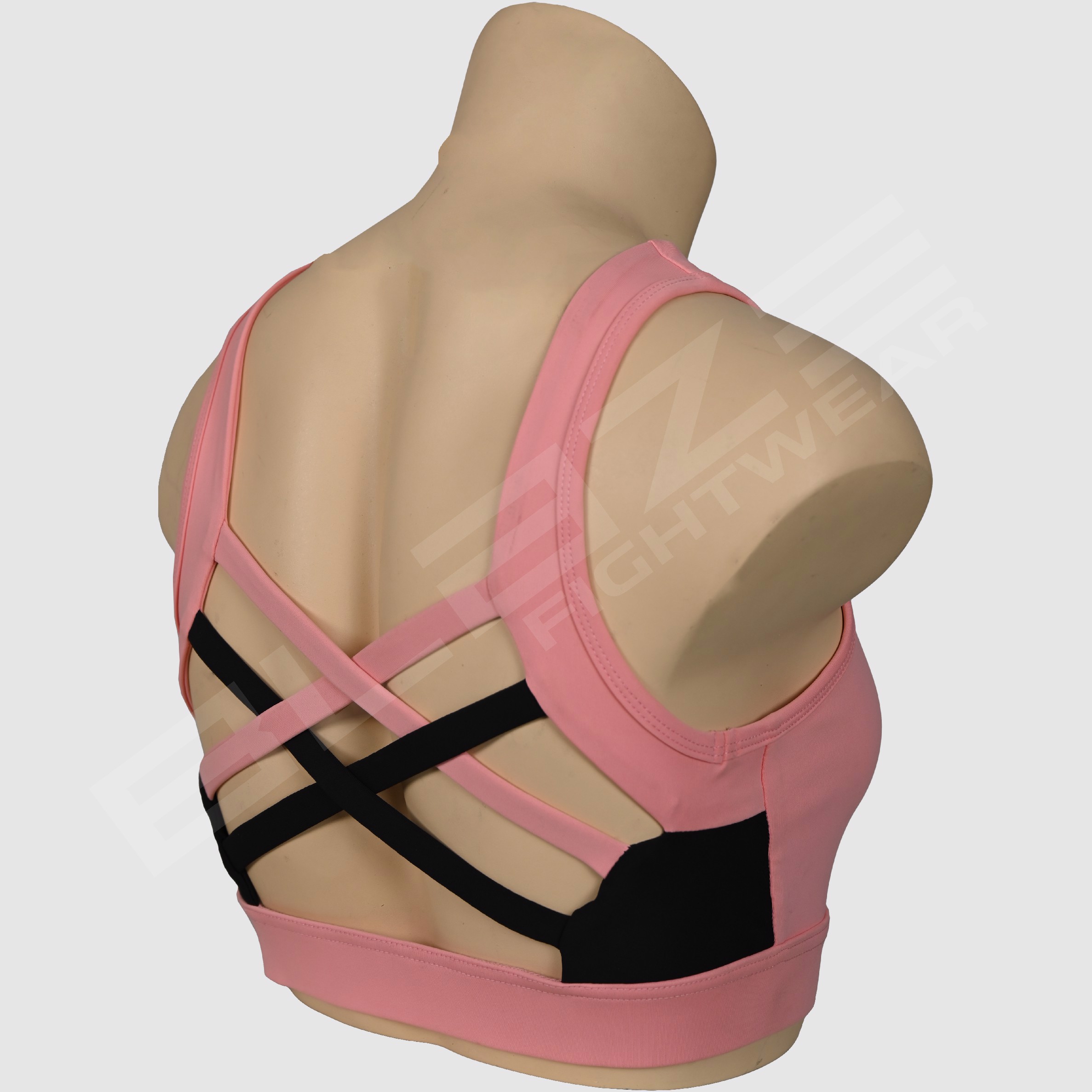 Custom Logo sports bra light weight U Neck Sports Bra Women Clothing Racer Back Workout Bras Gym Fit - view 2