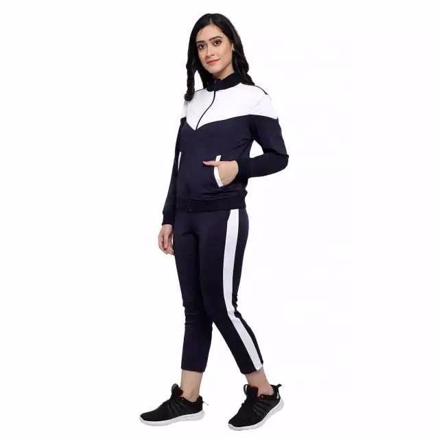 Custom Unisex pent side pockets polyester fleece track suits 