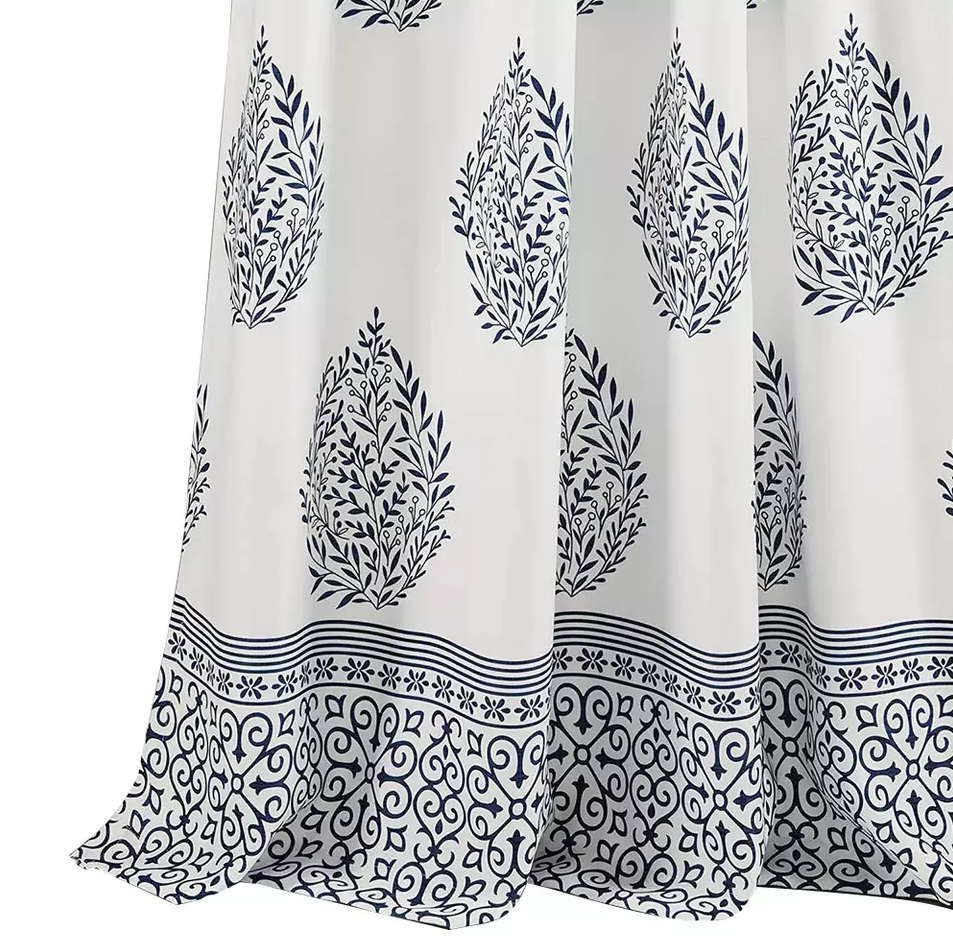 Hiqh Quality Luxury Fireproof Embroidery Stylish Curtains - view 3