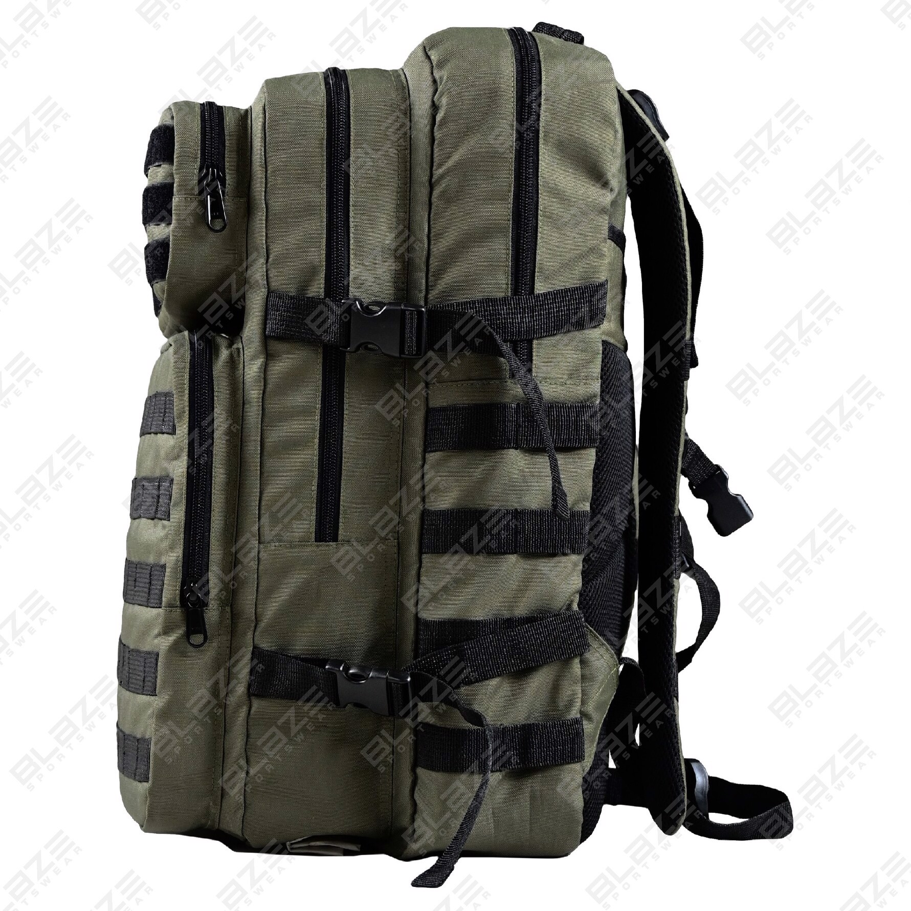 Molle tactical backpack with durable 600 PVC cordura 100% polyester for mens womens adults unisex  - view 2