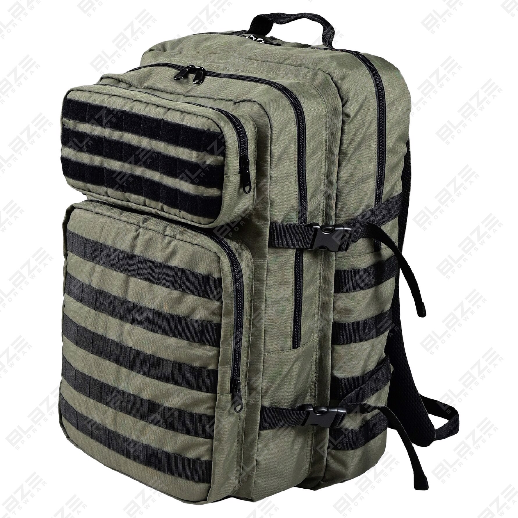 Molle tactical backpack with durable 600 PVC cordura 100% polyester for mens womens adults unisex  - view 4
