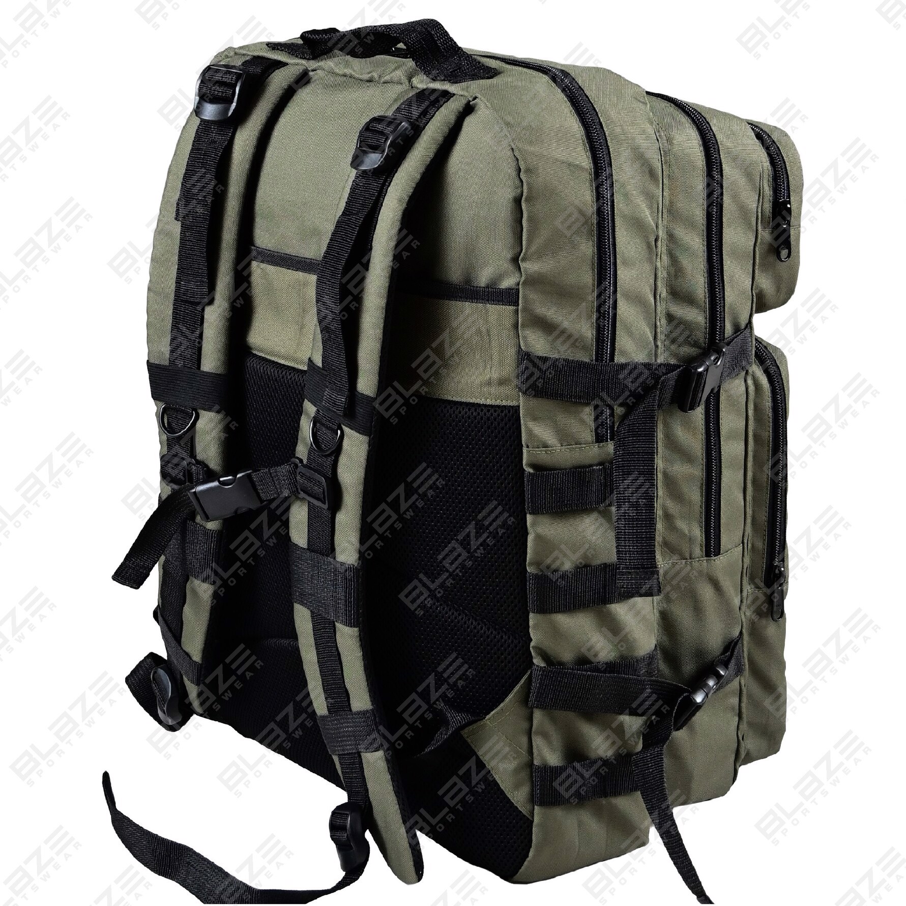 Molle tactical backpack with durable 600 PVC cordura 100% polyester for mens womens adults unisex  - view 6