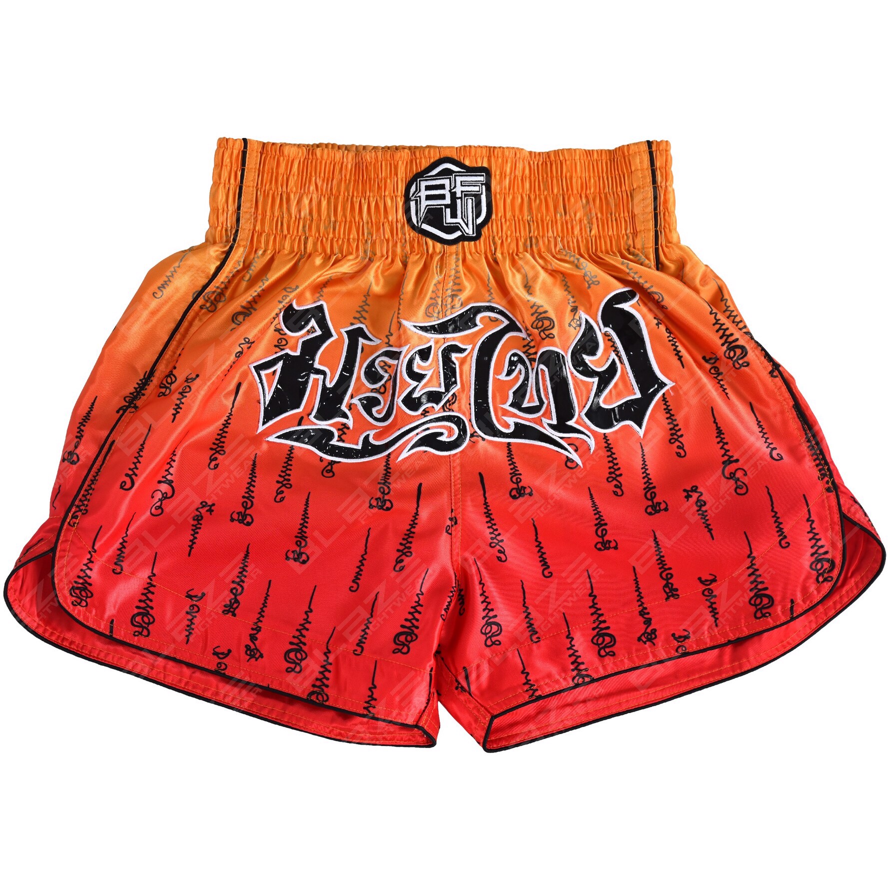 OEM Custom Muay Thai short Kick Boxing MMAshort Sparring Fight and Grappling short Fitness Training  - view 2