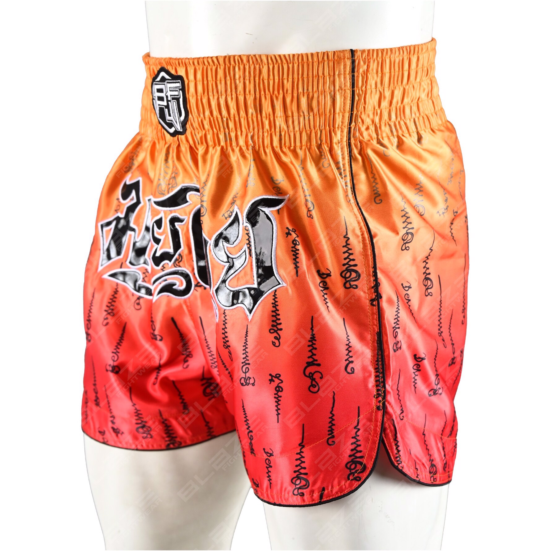 OEM Custom Muay Thai short Kick Boxing MMAshort Sparring Fight and Grappling short Fitness Training  - view 4