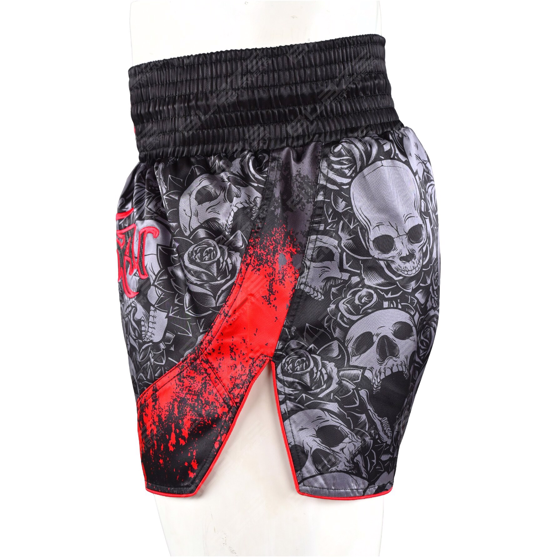 Premium OEM Custom Muay Thai short Kick Boxing MMA short Sparring Fight and Grappling short Fitness  - view 2