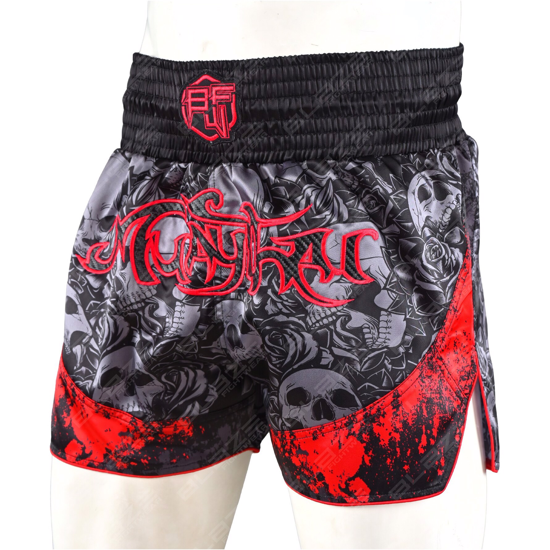 Premium OEM Custom Muay Thai short Kick Boxing MMA short Sparring Fight and Grappling short Fitness  - view 6