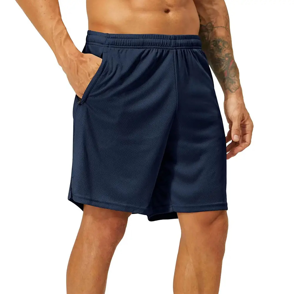 High Quality Athletic Shorts for Men with Pockets and Elastic