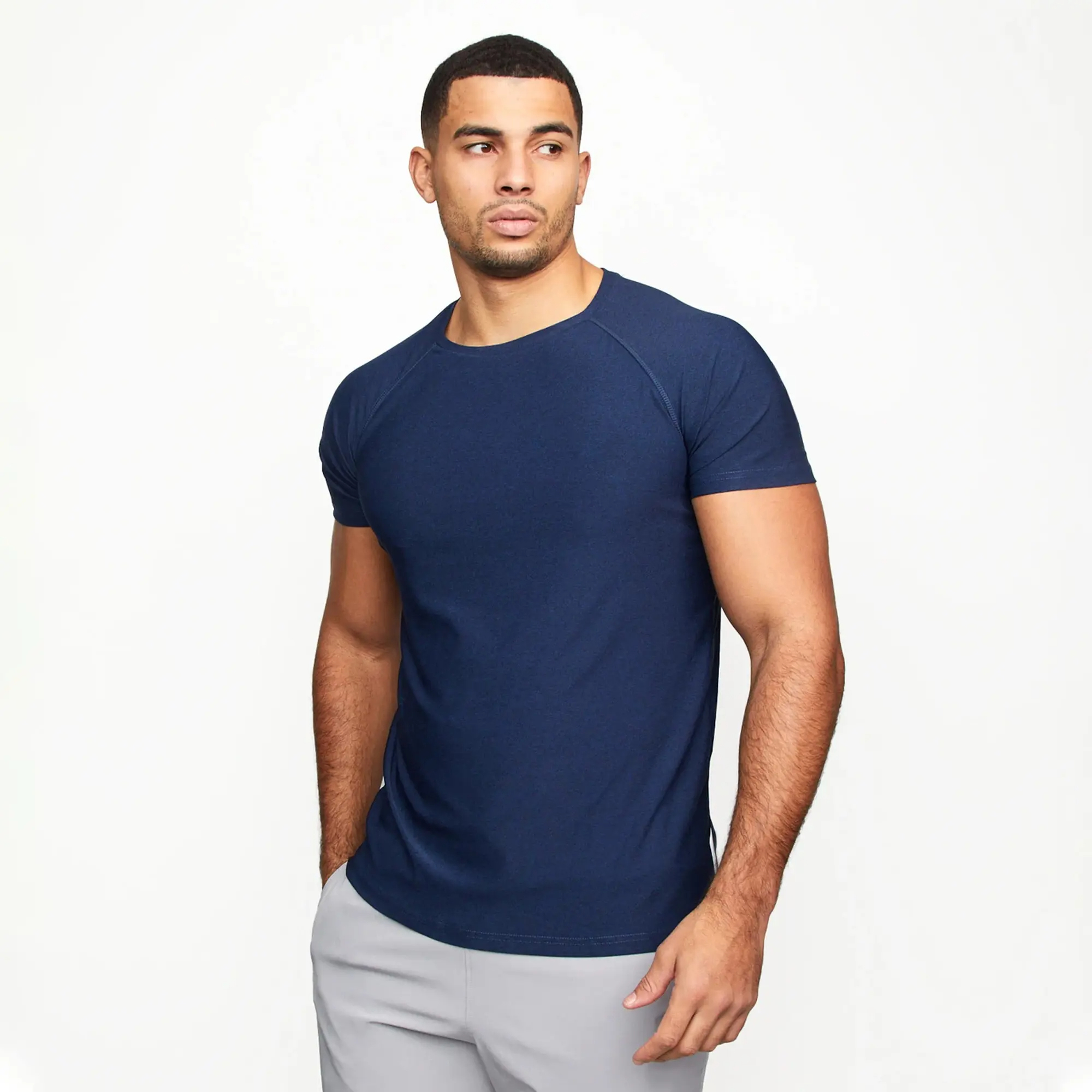 Top Quality Men T Shirt Made In Pakistan Best Material T Shirt - view 2
