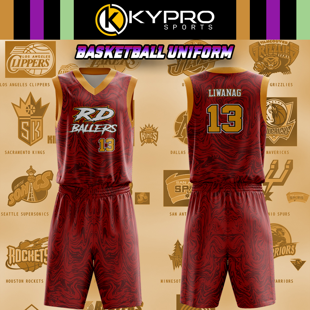 Fully Customised Sublimated Basketball Uniform Set  - view 4