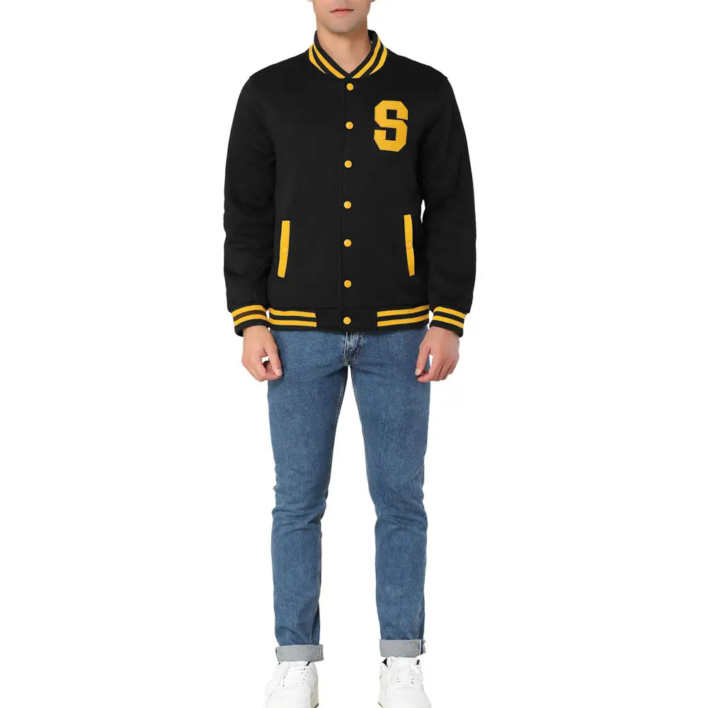 Wholesale Custom Logo Men's Varsity Jacket Bomber jacket - view 2