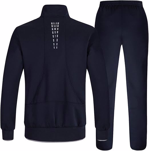 Men's Tracksuits Sweatsuits  2 Piece Casual Athletic Jogging Warm Up Full Zip Sets - view 7