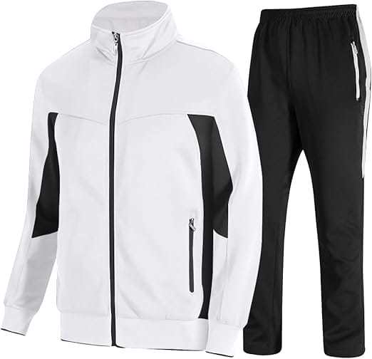 Men's Tracksuits Sweatsuits  2 Piece Casual Athletic Jogging Warm Up Full Zip Sets - view 16