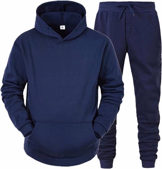Mens Tracksuit 2 Piece ,Jogging With Long Sleeve Pullover Hoodies Casual Sweatsuit Sets for Men - view 6