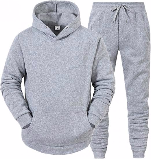 Mens Tracksuit 2 Piece ,Jogging With Long Sleeve Pullover Hoodies Casual Sweatsuit Sets for Men - view 13