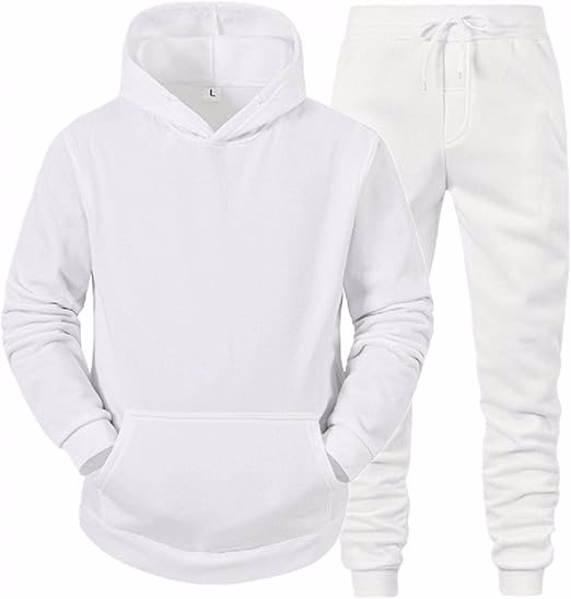 Mens Tracksuit 2 Piece ,Jogging With Long Sleeve Pullover Hoodies Casual Sweatsuit Sets for Men - view 16