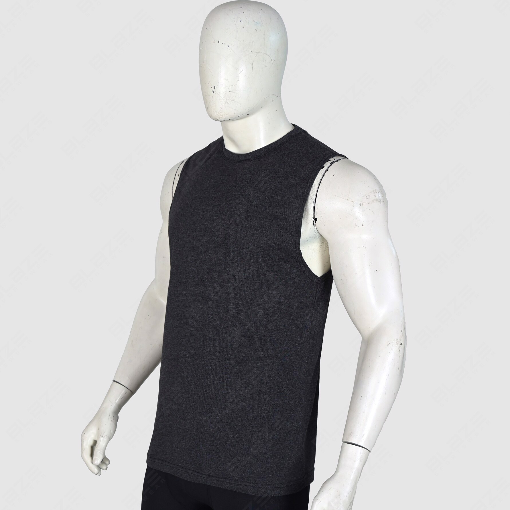 Tailored sleeveless t-shirt tank top: soft, breathable fabric, custom design for ultimate comfort. - view 6