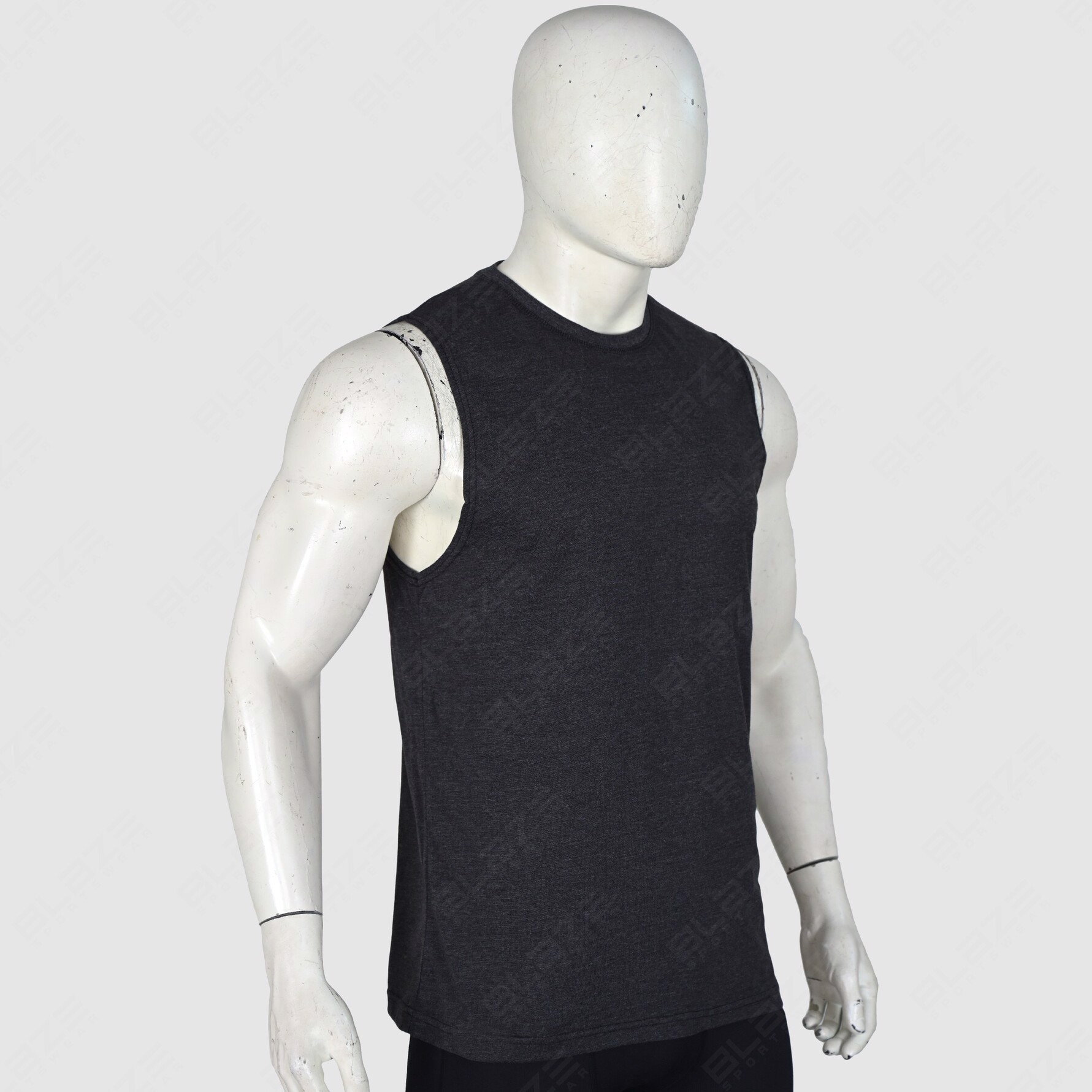 Tailored sleeveless t-shirt tank top: soft, breathable fabric, custom design for ultimate comfort. - view 8