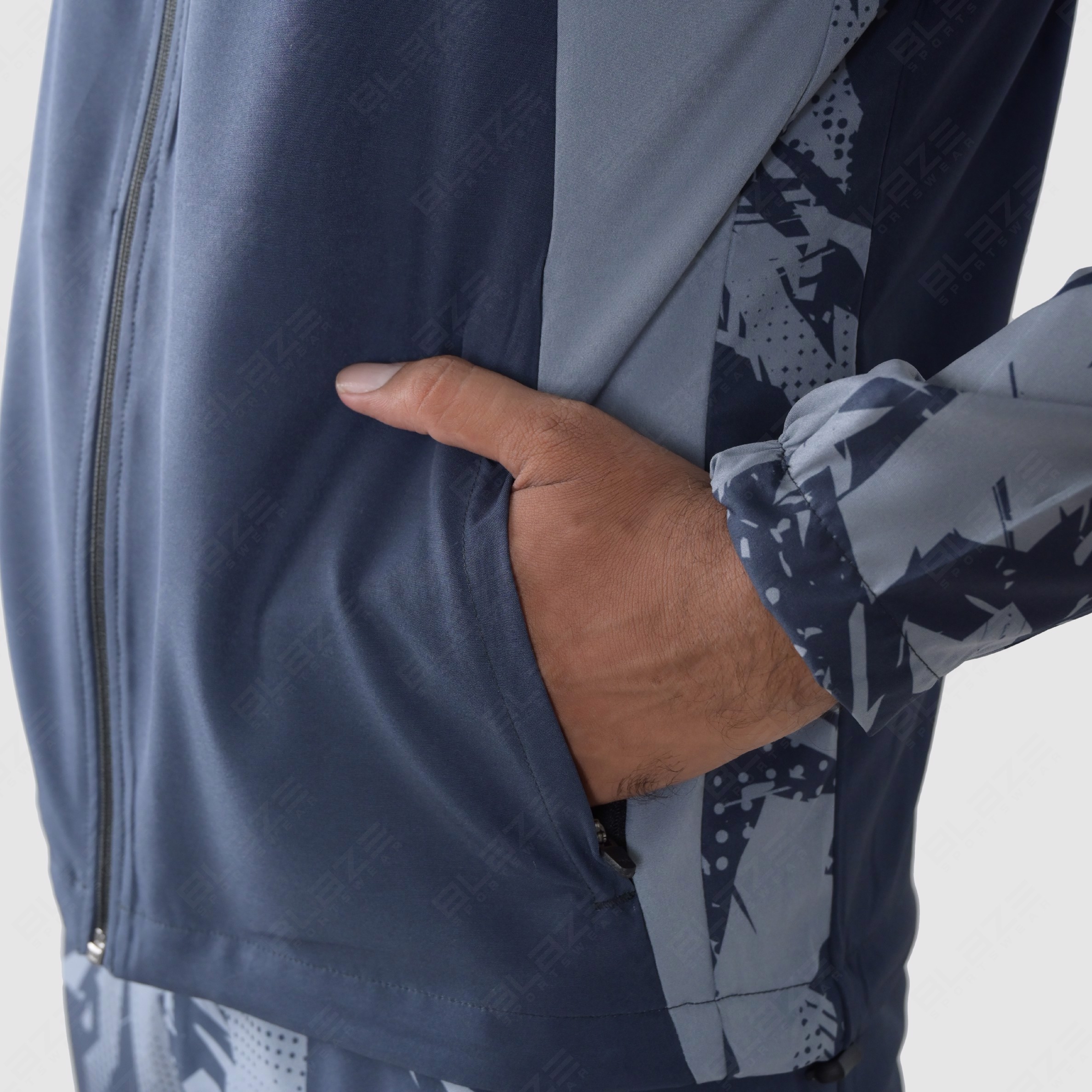 Custom Design Men's Knitted Tracksuit Sublimation Fashion Slim Fit with best for workout Print OEM  - view 6