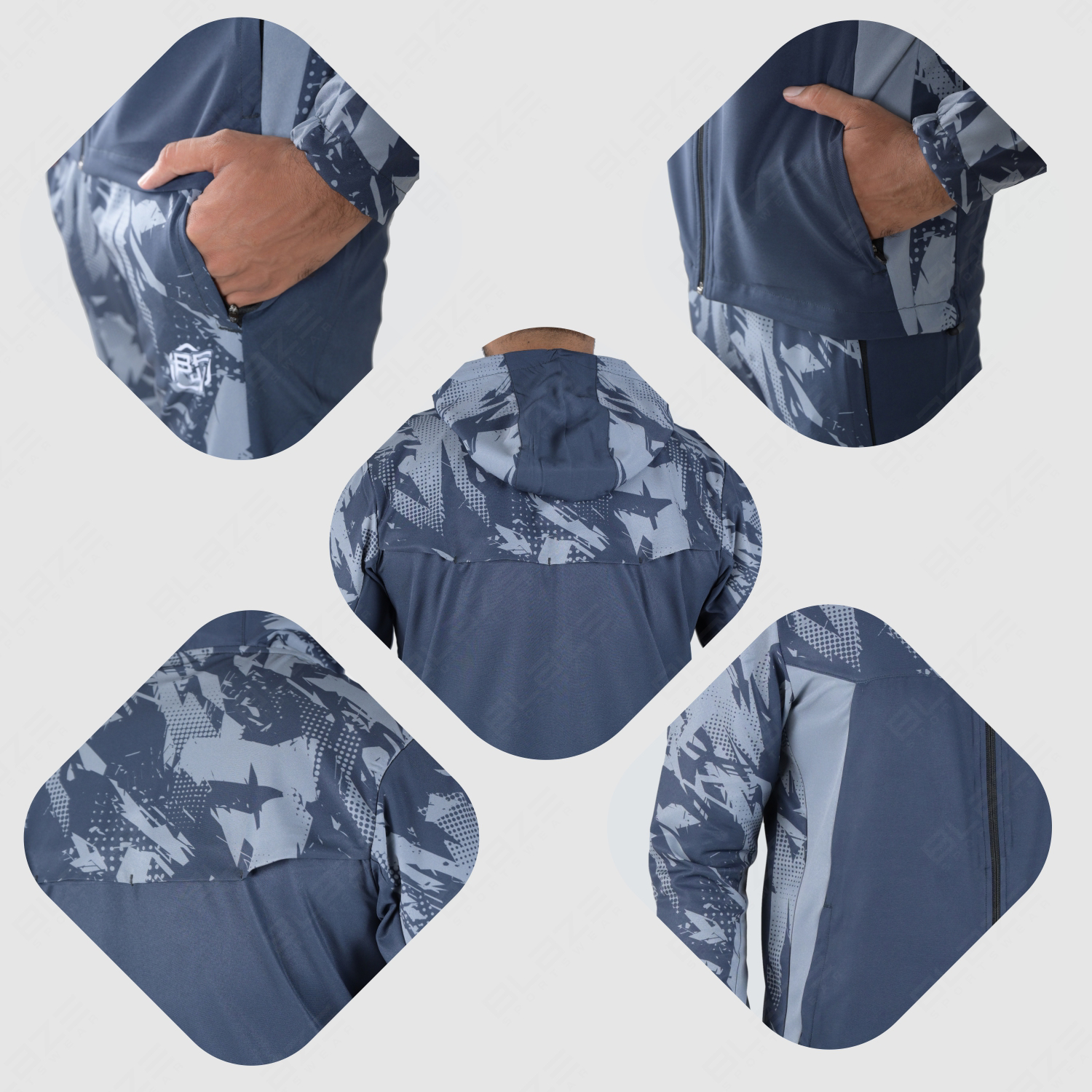 Custom Design Men's Knitted Tracksuit Sublimation Fashion Slim Fit with best for workout Print OEM  - view 7