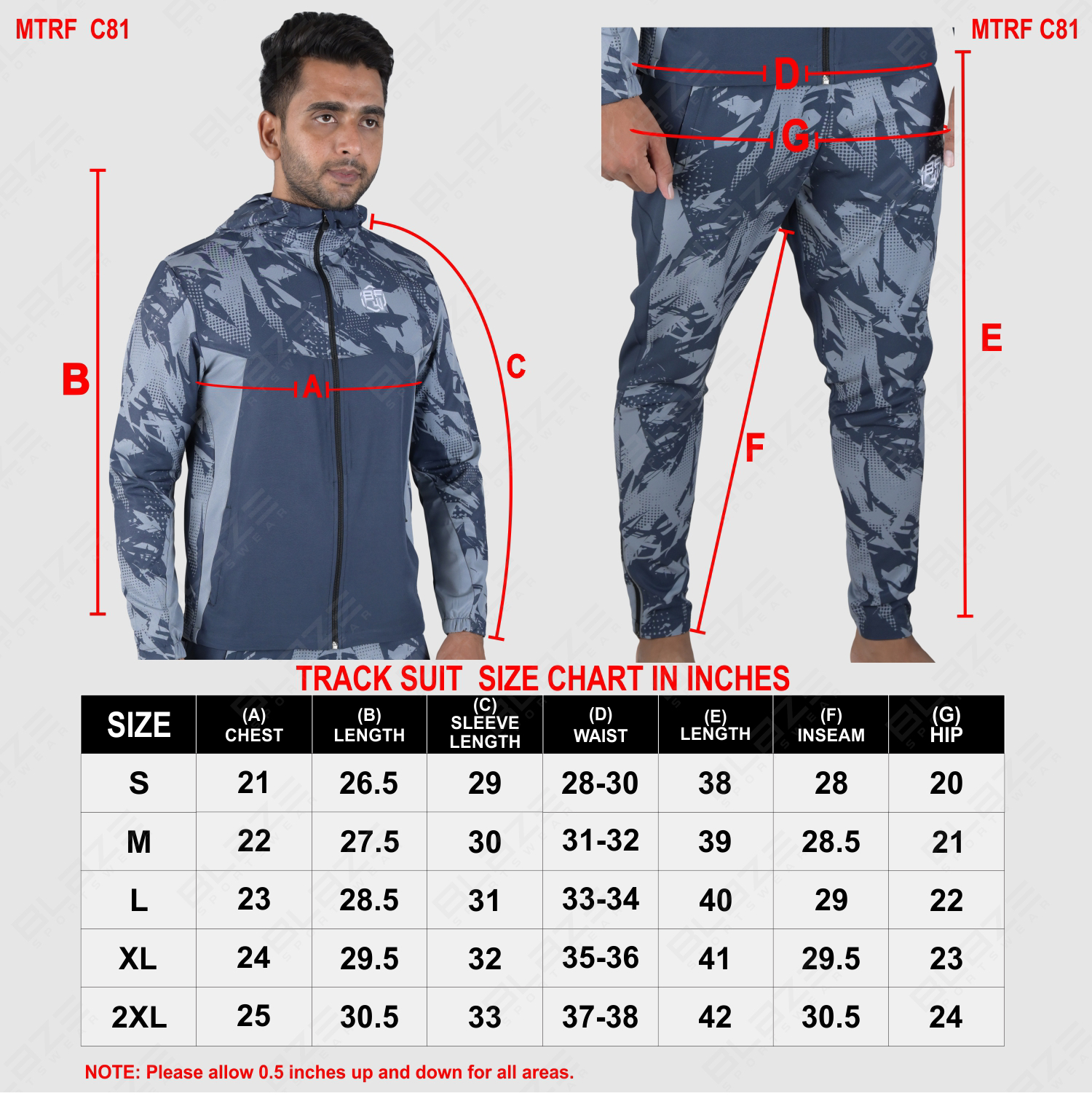 Custom Design Men's Knitted Tracksuit Sublimation Fashion Slim Fit with best for workout Print OEM  - view 8