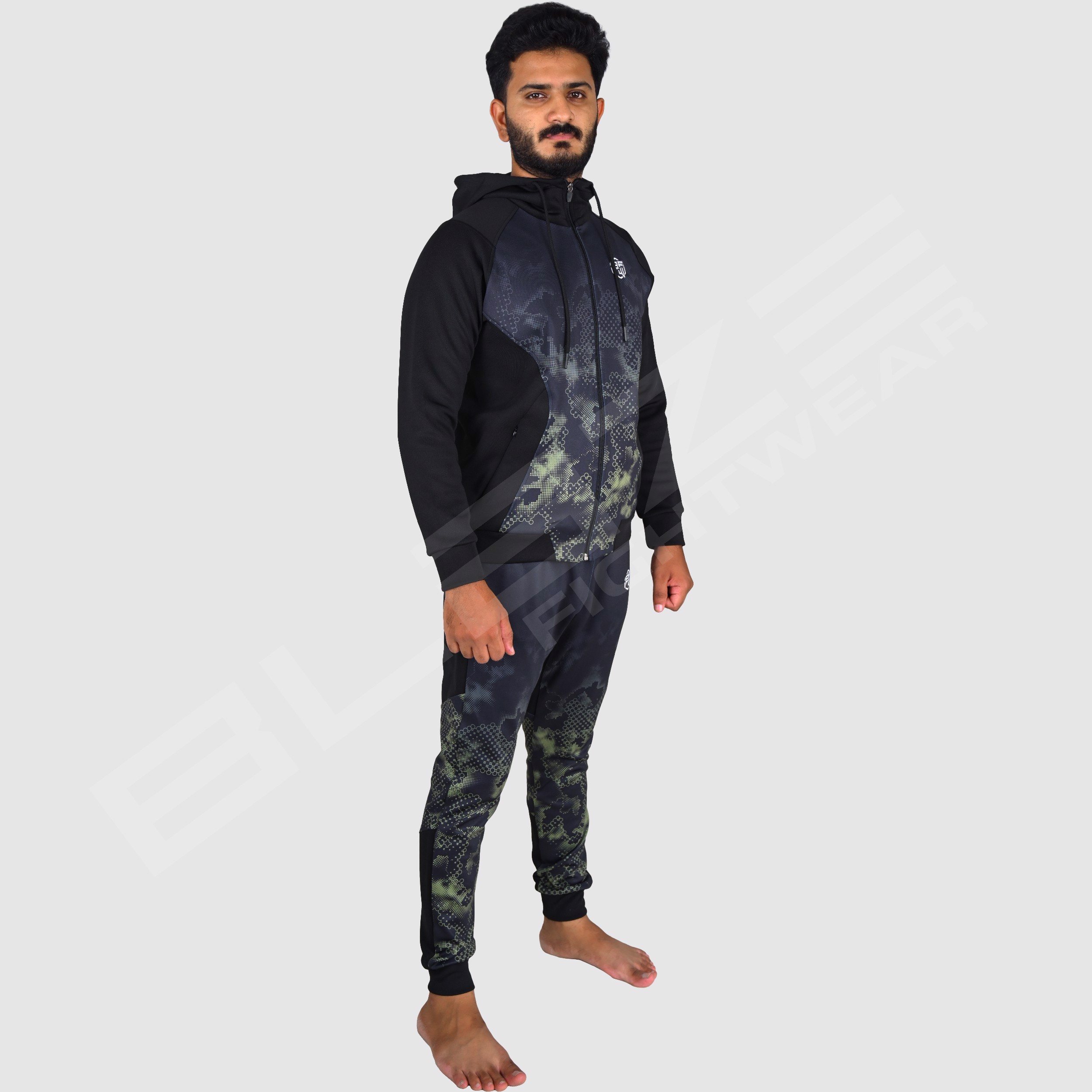 Custom Design Men's Knitted Tracksuit Sublimation Fashion Slim Fit with best for workout Print OEM  - view 11