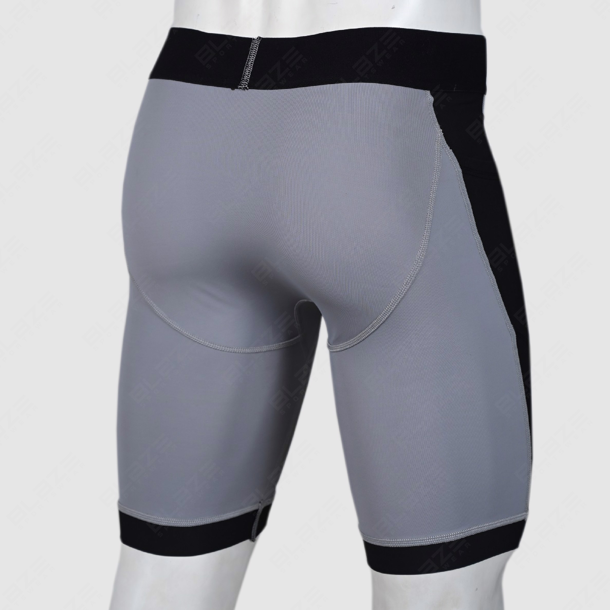Customized Compression Shorts with Pockets Athletic shorts Underwear for Running Workout Training - view 3