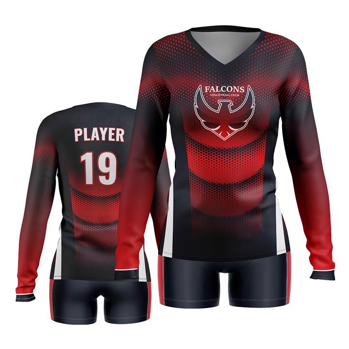 High Quality Women volleyball jersey volleyball uniform custom designed lightweight full sublimated